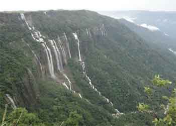 Seven Sisters Waterfall in sikkim